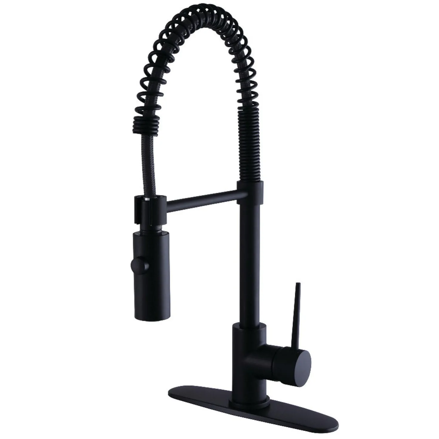 Kingston Brass New York Gourmetier Single-Handle Pull-Down Kitchen Faucet