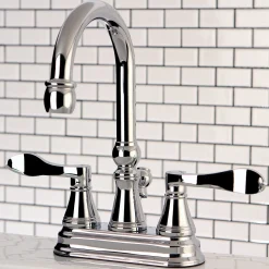 Kingston Brass NuFrench 4-Inch Centerset Bathroom Faucet