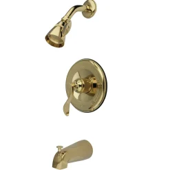 Kingston Brass Nu French Single Handle Tub and Shower Faucet