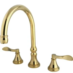 Kingston Brass Nu French Two Handle Roman Tub Filler