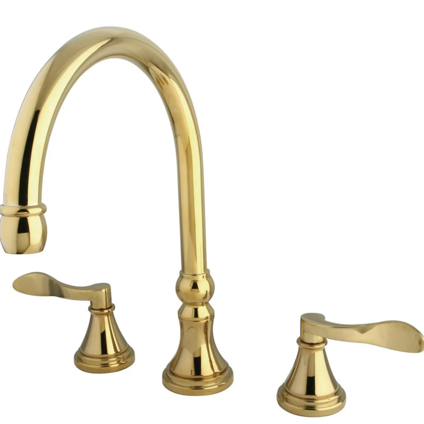 Kingston Brass Nu French Two Handle Roman Tub Filler