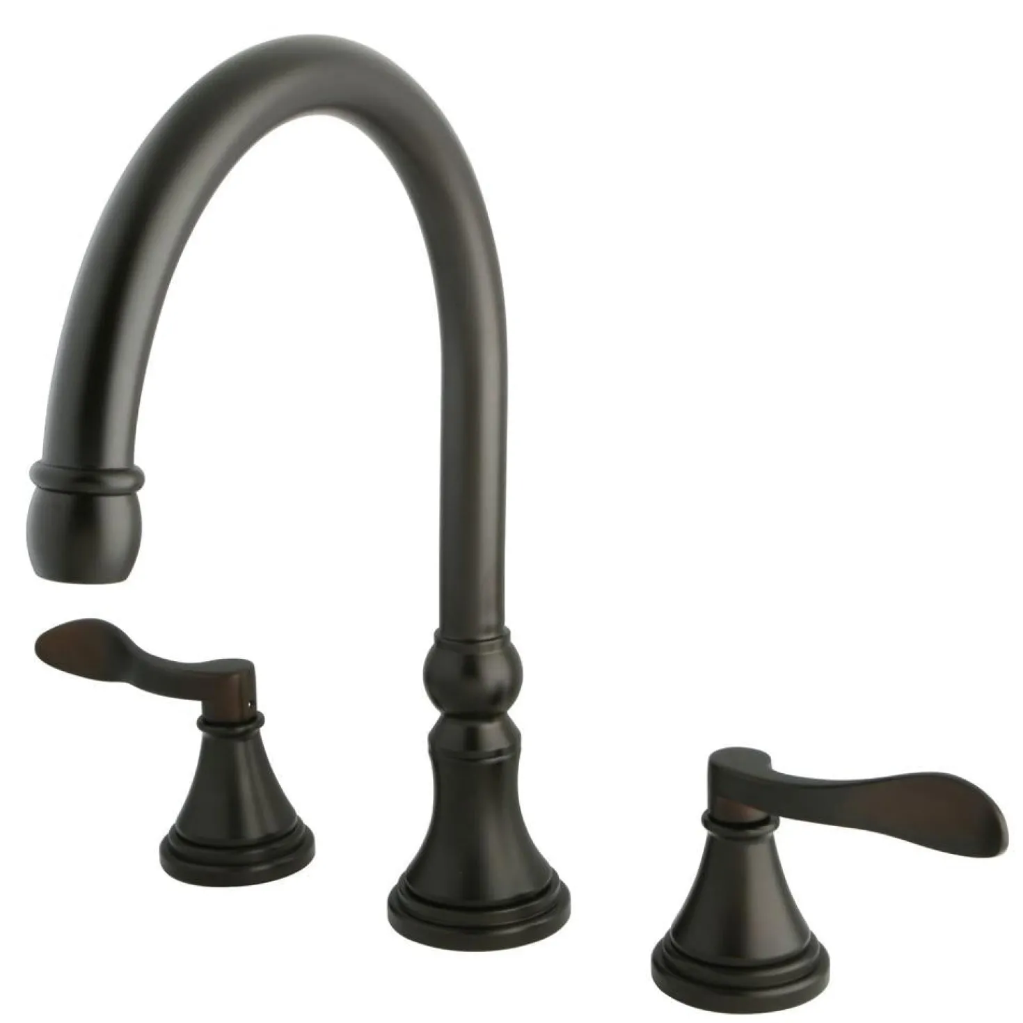 Kingston Brass Nu French Two Handle Roman Tub Filler