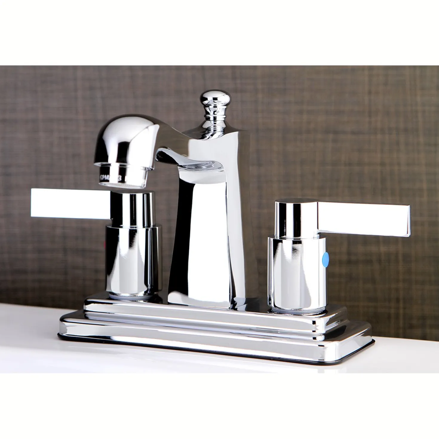 Kingston Brass NuvoFusion 4" Centerset Bathroom Faucet