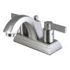 Kingston Brass NuvoFusion Fauceture 4-Inch Centerset Bathroom Faucet