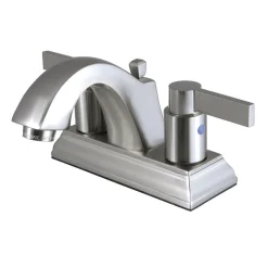 Kingston Brass NuvoFusion Fauceture 4-Inch Centerset Bathroom Faucet