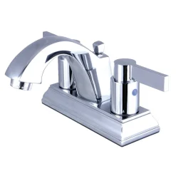 Kingston Brass NuvoFusion Fauceture 4-Inch Centerset Bathroom Faucet
