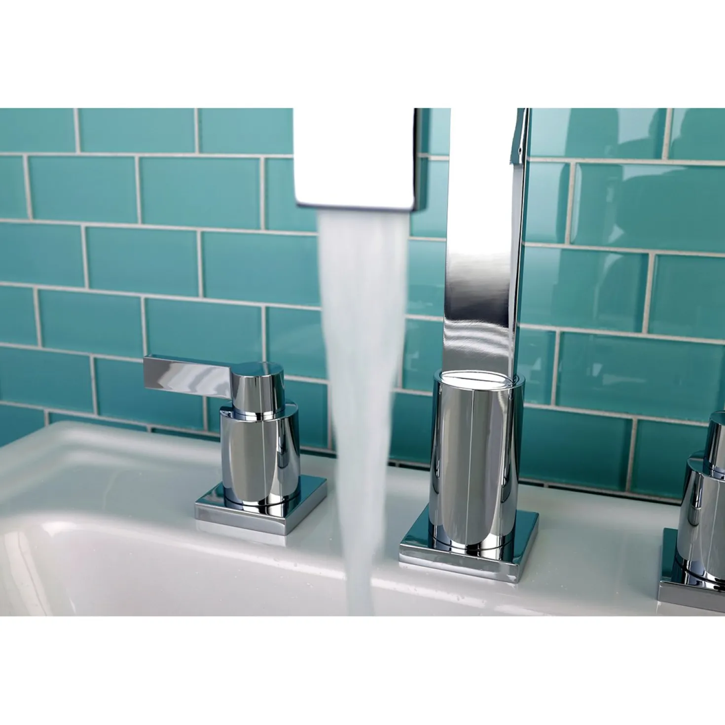 Kingston Brass NuvoFusion Fauceture Widespread Bathroom Faucet