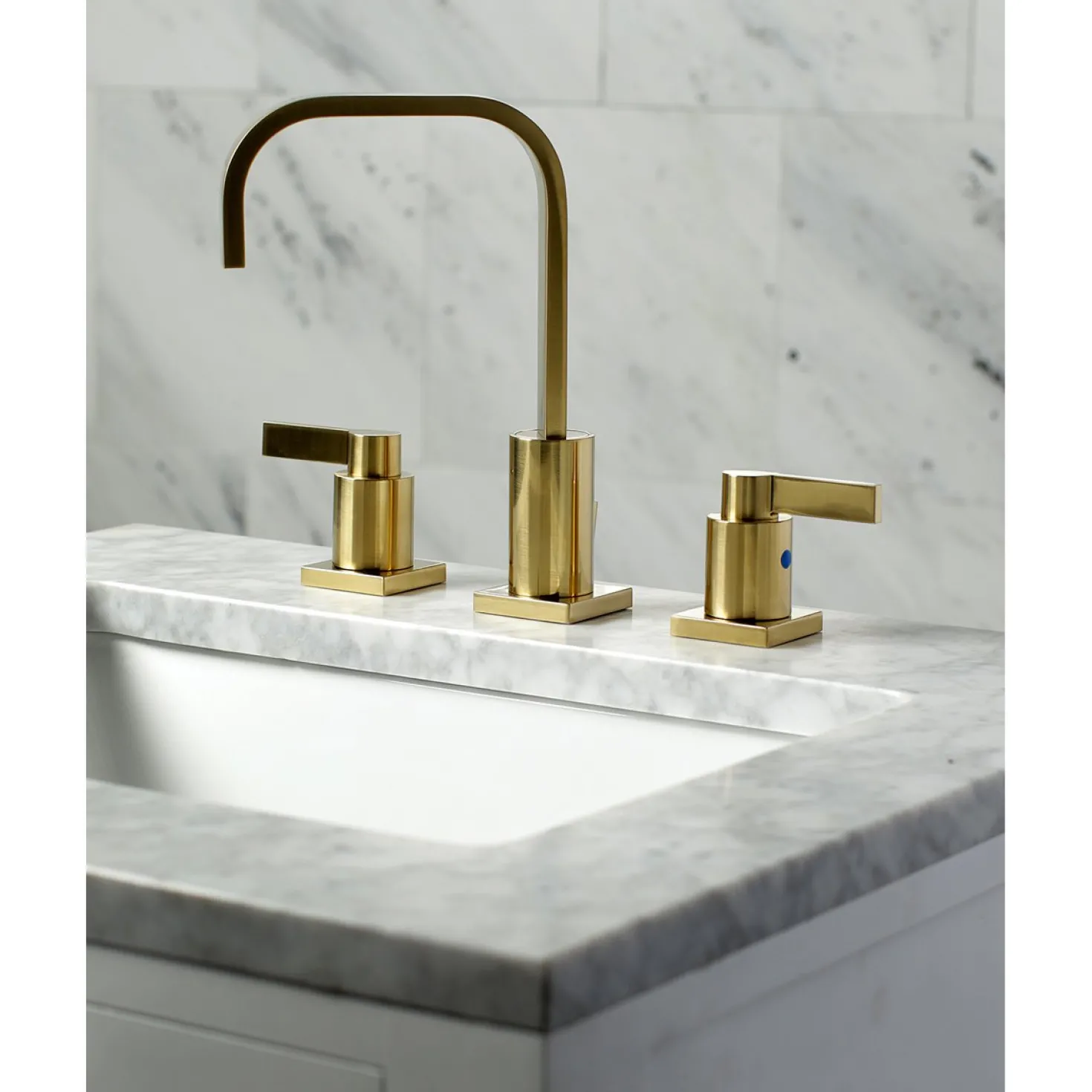 Kingston Brass NuvoFusion Fauceture Widespread Bathroom Faucet