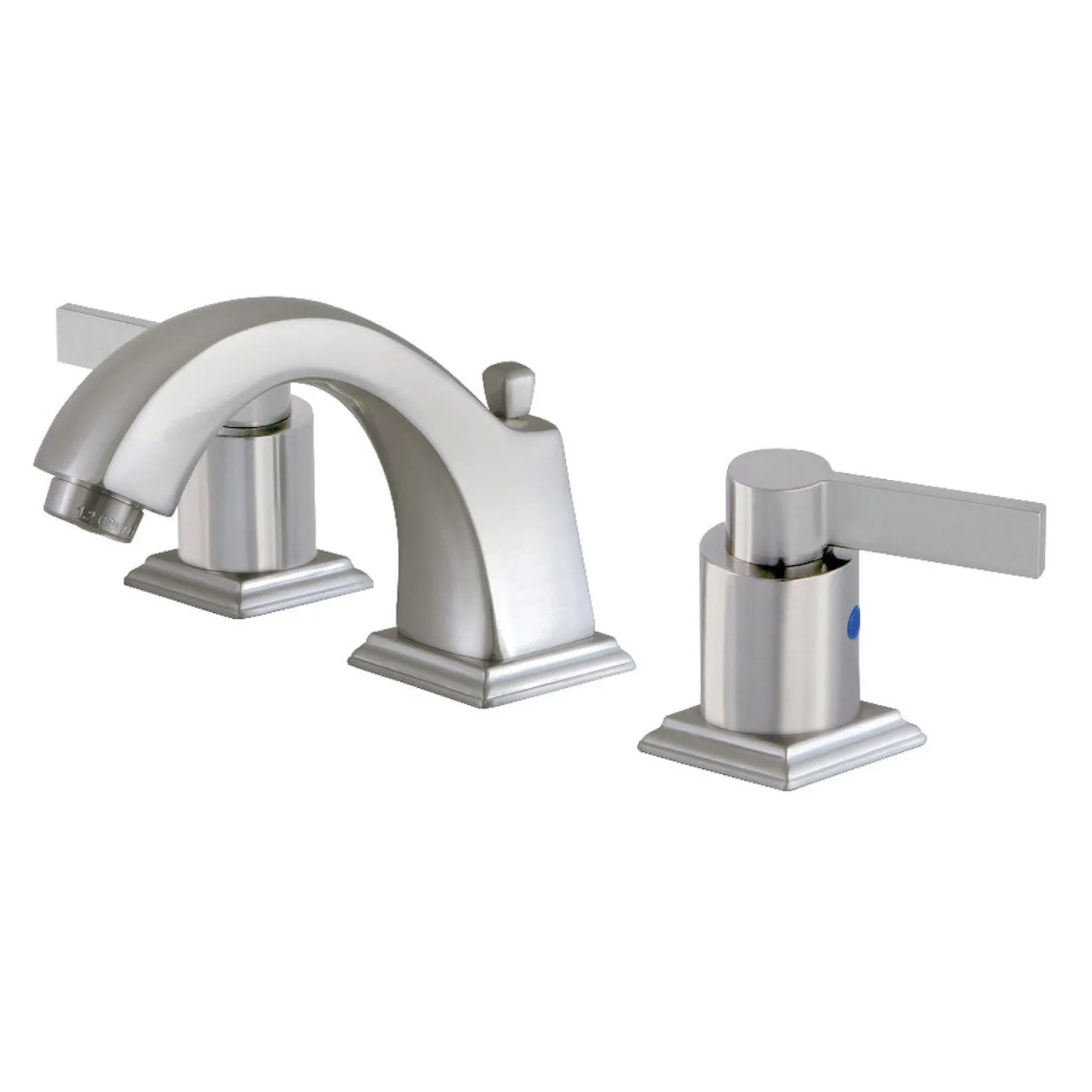 Kingston Brass NuvoFusion Fauceture 8-Inch Widespread Bathroom Faucet