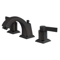 Kingston Brass NuvoFusion Fauceture 8-Inch Widespread Bathroom Faucet