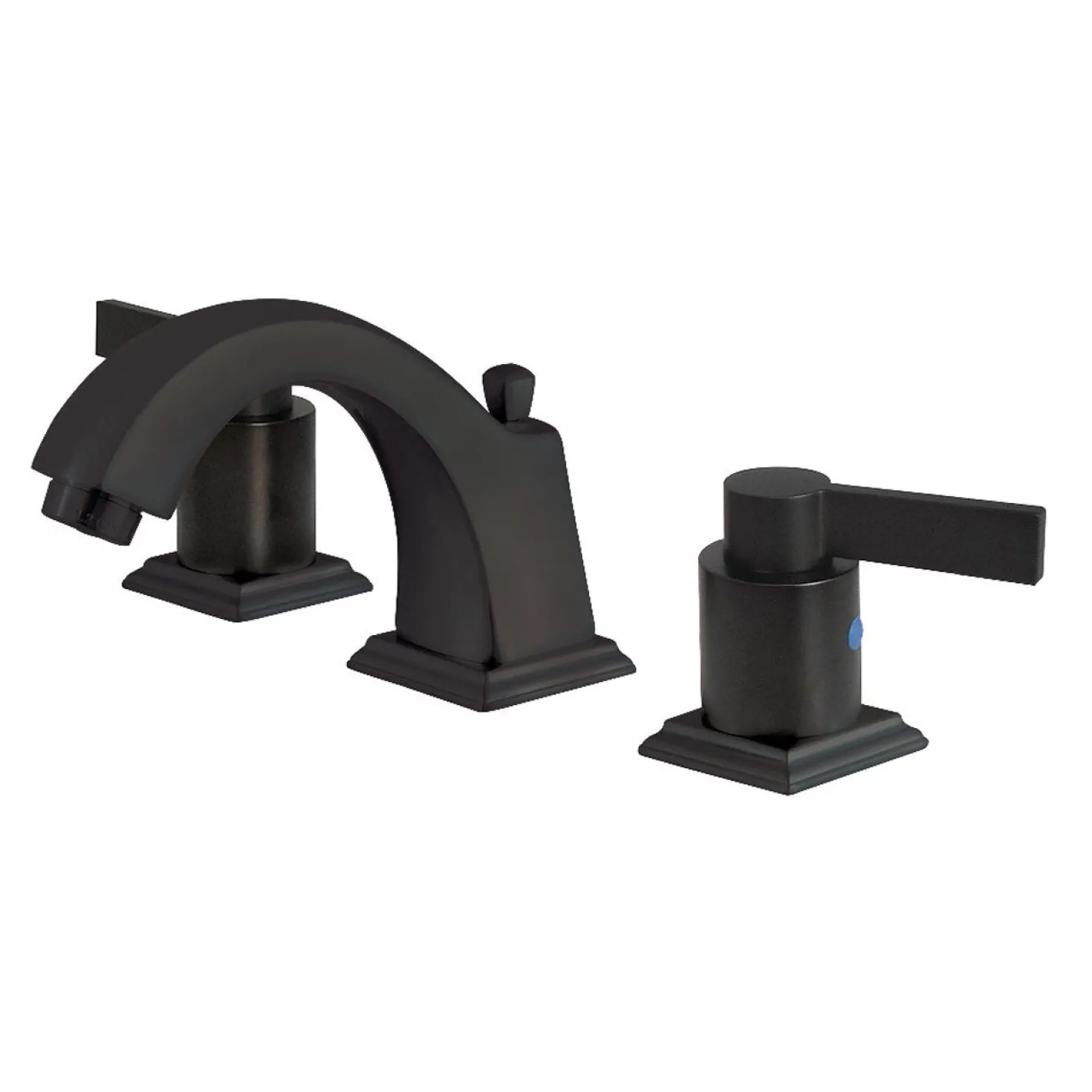 Kingston Brass NuvoFusion Fauceture 8-Inch Widespread Bathroom Faucet
