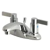 Kingston Brass NuvoFusion 2-Handle 4-Inch Centerset Bathroom Faucet