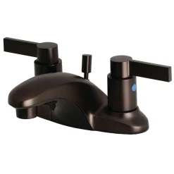 Kingston Brass NuvoFusion 2-Handle 4-Inch Centerset Bathroom Faucet