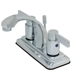 Kingston Brass NuvoFusion 4-Inch Centerset 2-Handle Bathroom Faucet