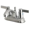Kingston Brass NuvoFusion 4-Inch Centerset Bathroom Faucet