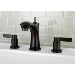 Kingston Brass NuvoFusion 8-Inch Widespread Bathroom Faucet