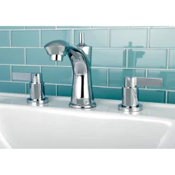 Kingston Brass NuvoFusion 8-Inch Widespread Bathroom Faucet