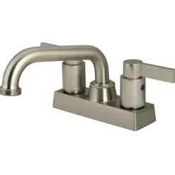 Kingston Brass NuvoFusion Two Handle 4-inch Centerset Laundry Faucet
