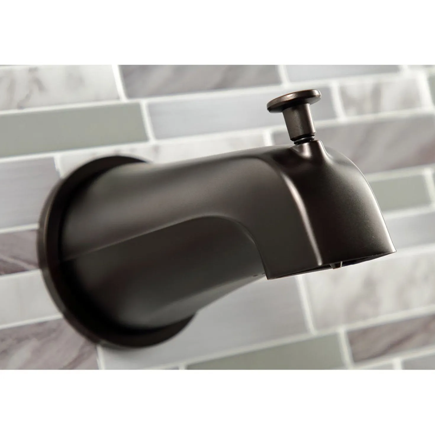 Kingston Brass NuvoFusion Two-Handle Tub and Shower Faucet