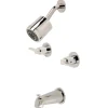 Kingston Brass NuvoFusion Two-Handle Tub and Shower Faucet
