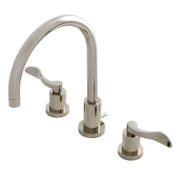 Kingston Brass NuWave Deck Mount 8-Inch Widespread Bathroom Faucet