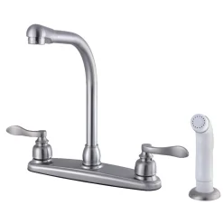 Kingston Brass NuWave French 8-Inch Center High-Arch Kitchen Faucet