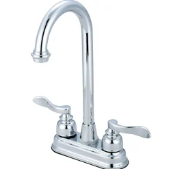 Kingston Brass Nuwave French Two Handle 4" Centerset Bar Faucet