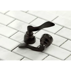 Kingston Brass NuWave French 4-Inch Centerset Deck Mount Bathroom Faucet