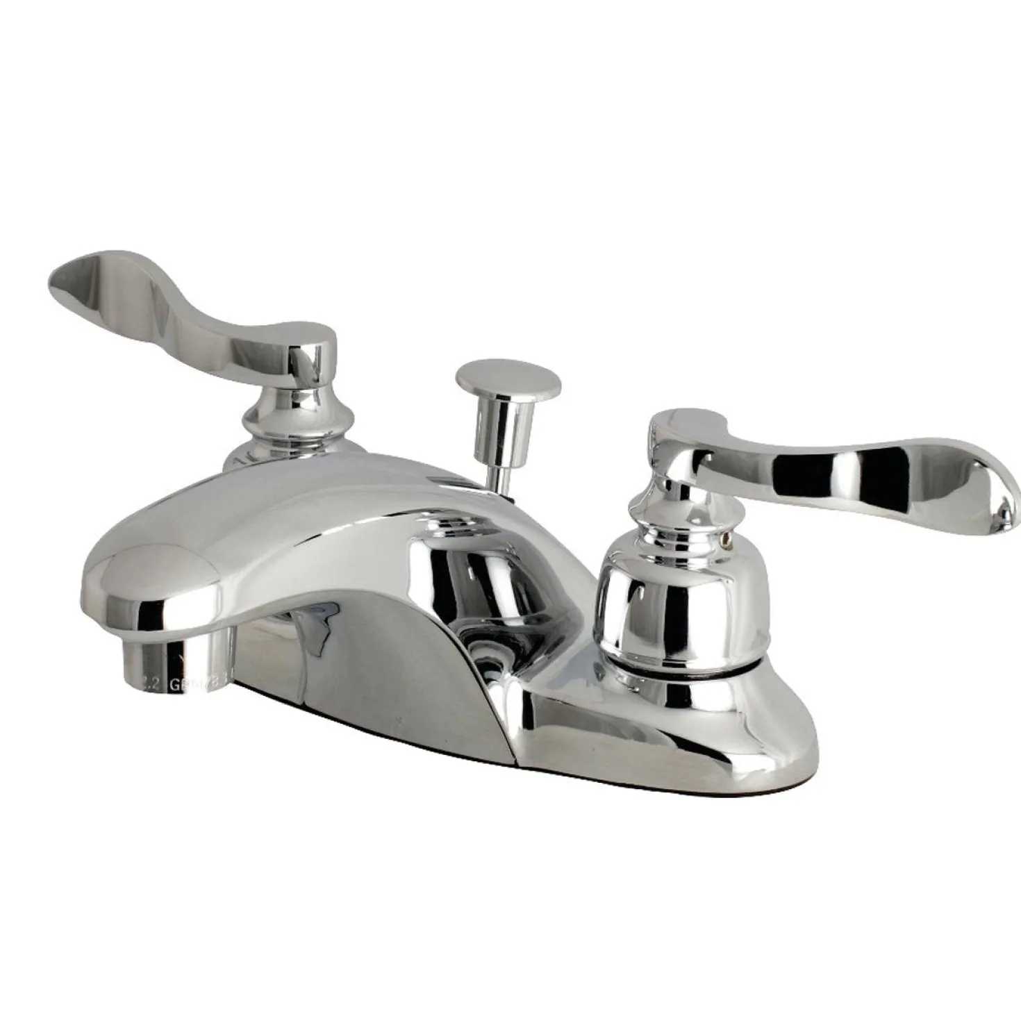 Kingston Brass NuWave French 4" Centerset Deck Mount Bathroom Faucet