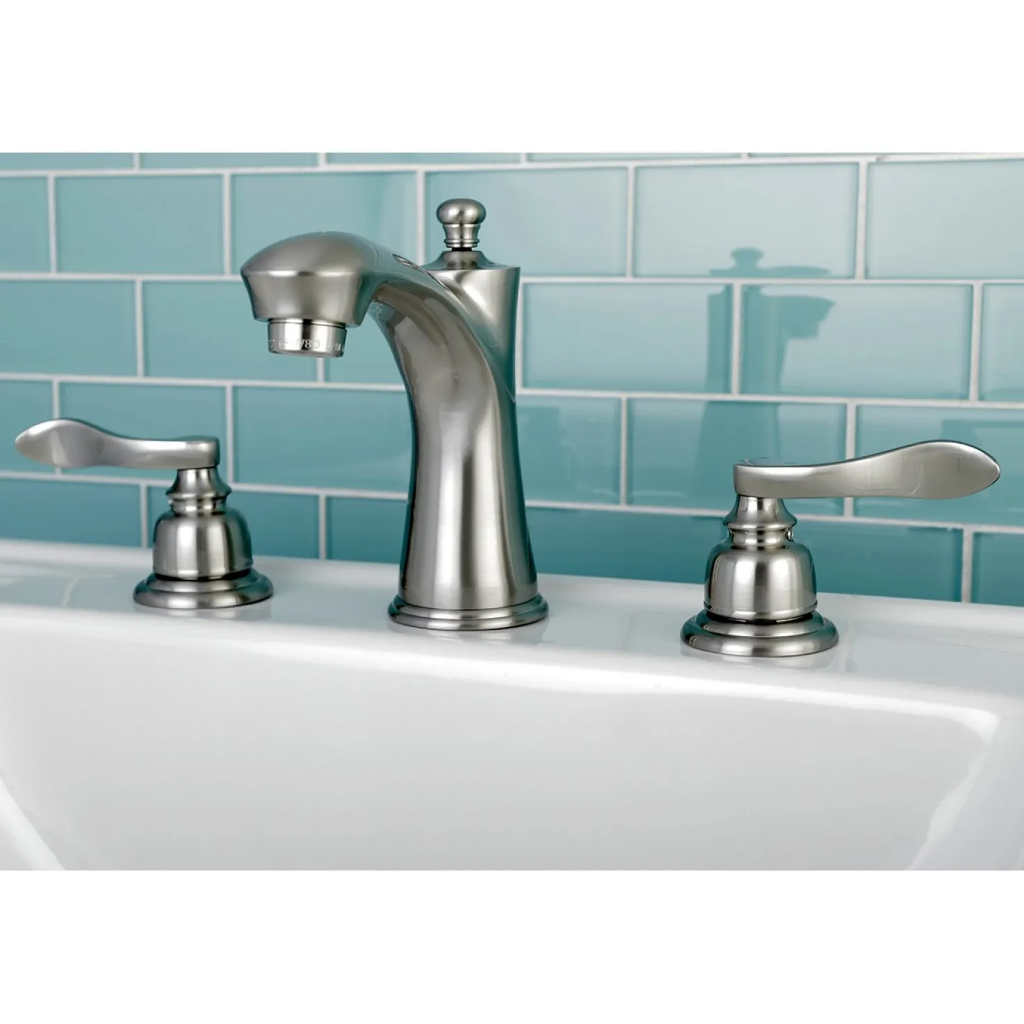 Kingston Brass NuWave French 8-Inch Widespread Bathroom Faucet