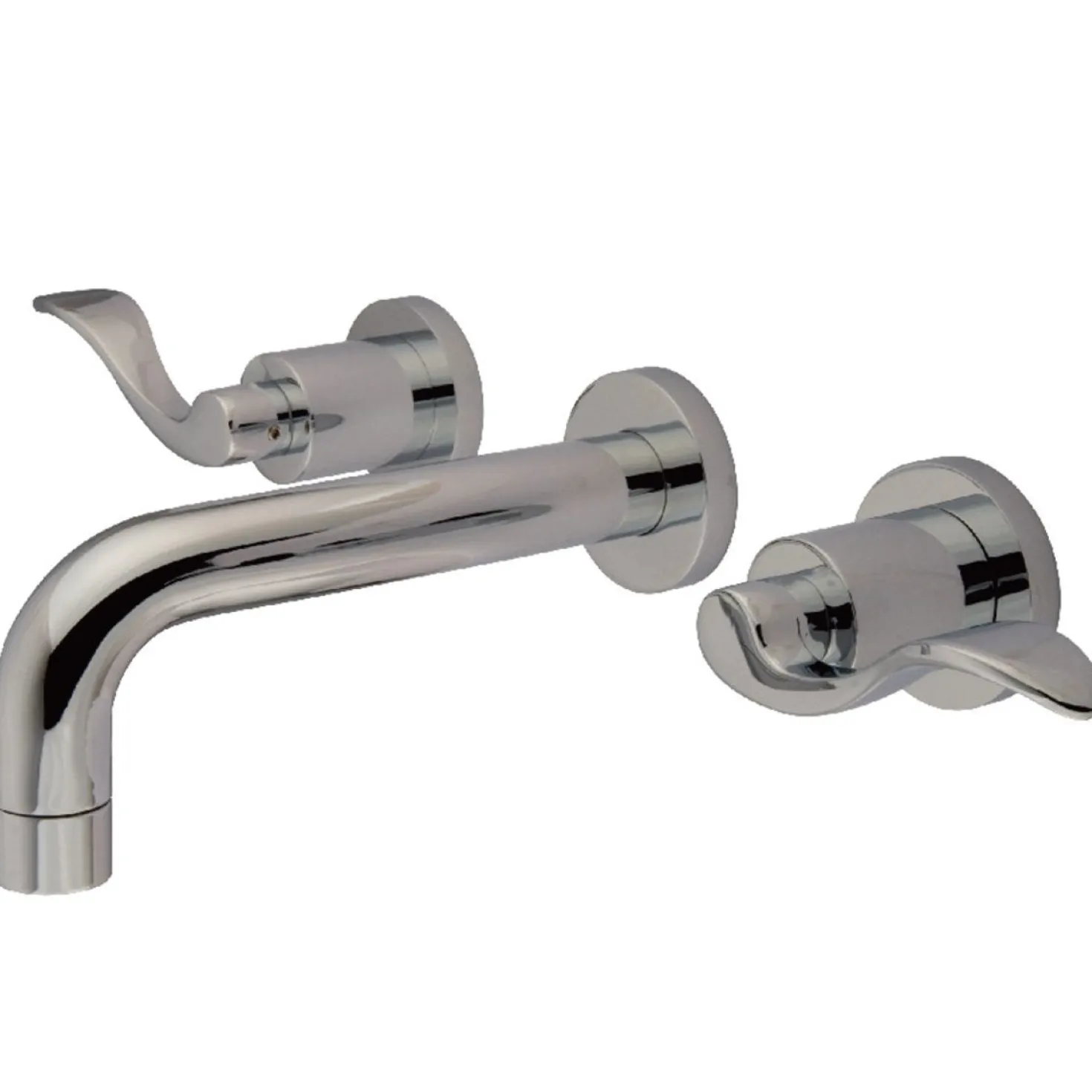 Kingston Brass NuWave 2-Handle Wall Mount Bathroom Faucet