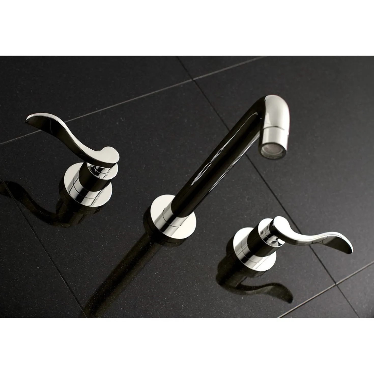 Kingston Brass NuWave 2-Handle Wall Mount Roman Tub Faucet