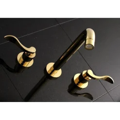 Kingston Brass NuWave 2-Handle Wall Mount Roman Tub Faucet