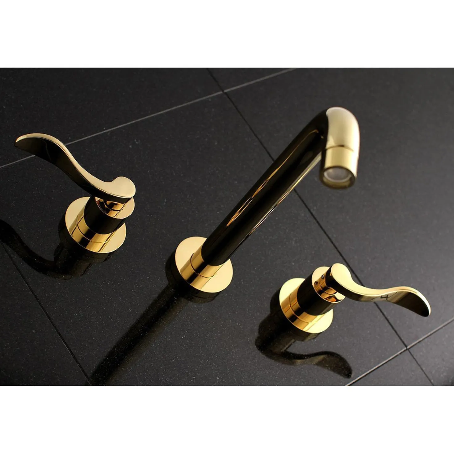 Kingston Brass NuWave 2-Handle Wall Mount Roman Tub Faucet