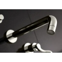 Kingston Brass NuWave 2-Handle Wall Mount Roman Tub Faucet
