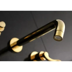 Kingston Brass NuWave 2-Handle Wall Mount Roman Tub Faucet