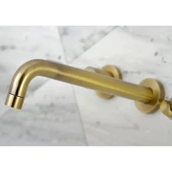 Kingston Brass NuWave 2-Handle Wall Mount Roman Tub Faucet