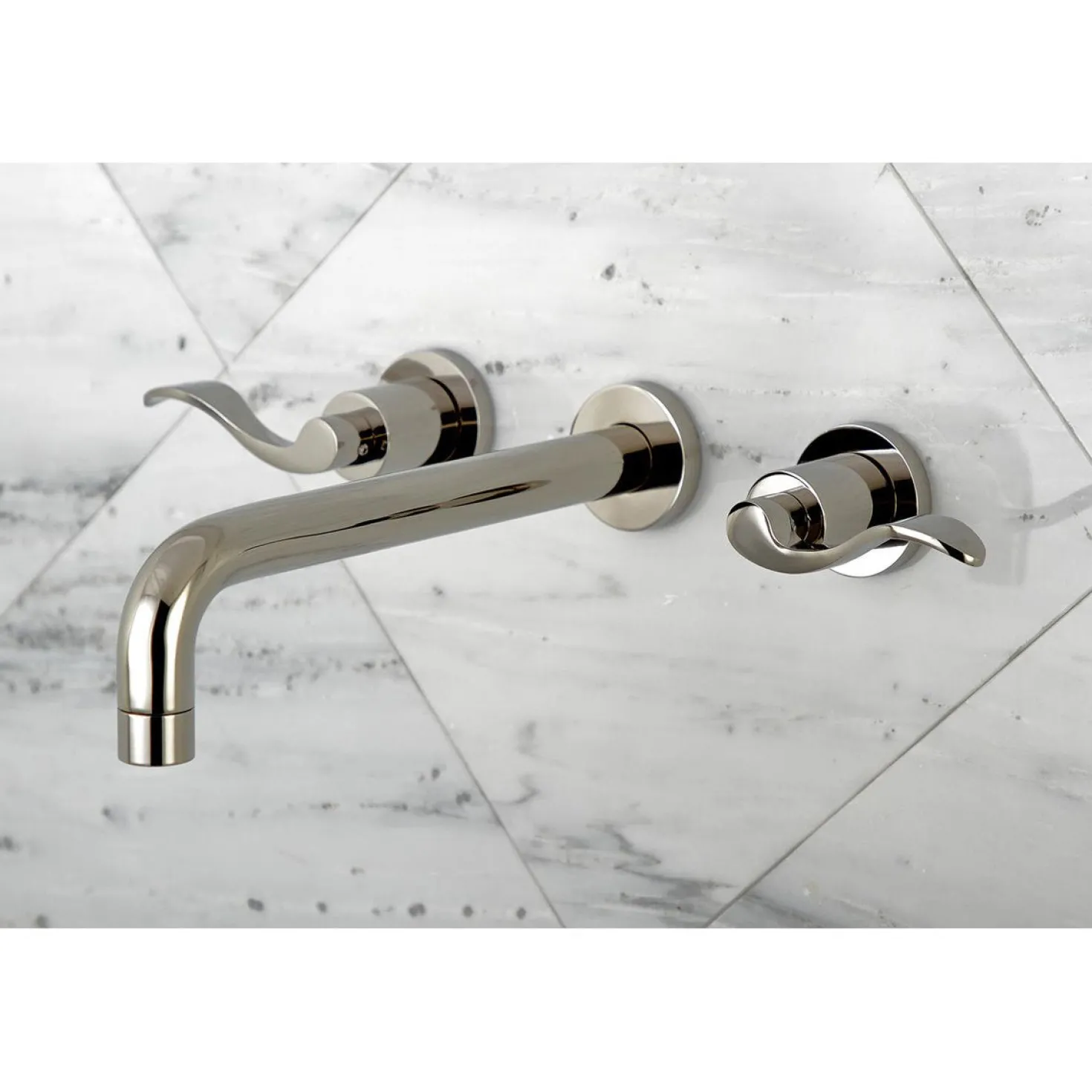 Kingston Brass NuWave 2-Handle Wall Mount Roman Tub Faucet