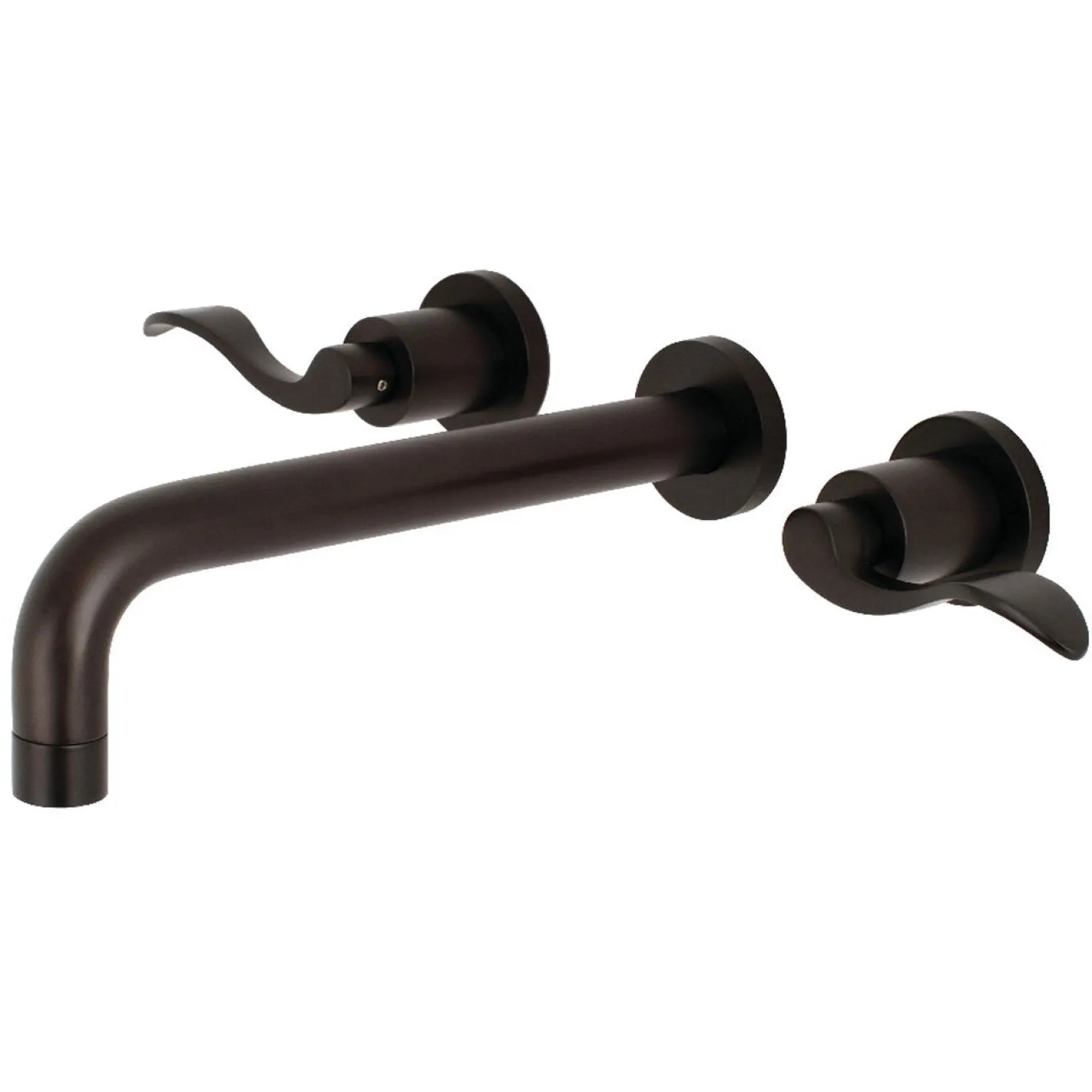 Kingston Brass NuWave 2-Handle Wall Mount Roman Tub Faucet