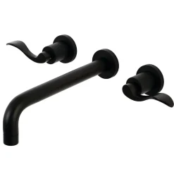 Kingston Brass NuWave 2-Handle Wall Mount Roman Tub Faucet