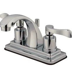 Kingston Brass NuWave 4-Inch Centerset Bathroom Faucet