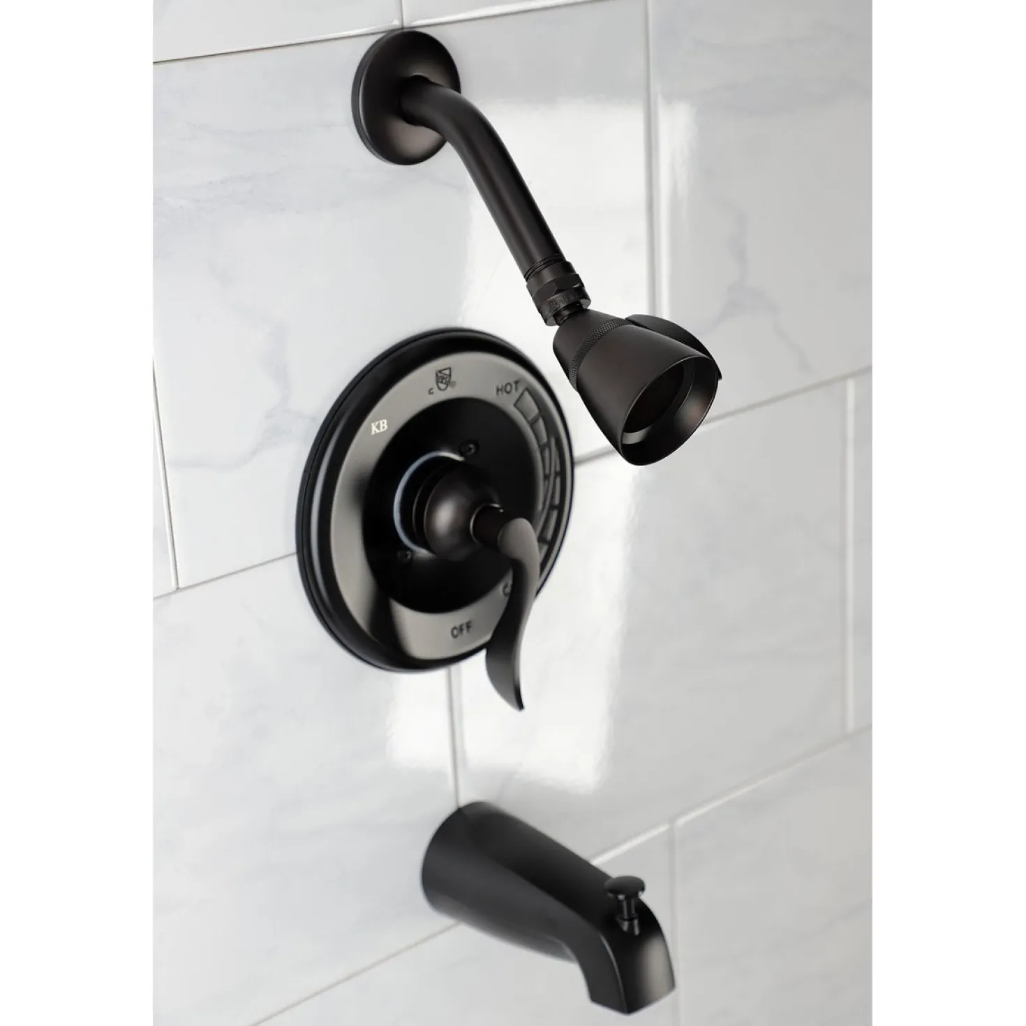Kingston Brass NuWave Tub and Shower Faucet