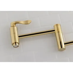 Kingston Brass NuWave Wall Mount Pot Filler Kitchen Faucet