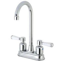 Kingston Brass Paris 4" Centerset High-Arch Spout Bar Faucet