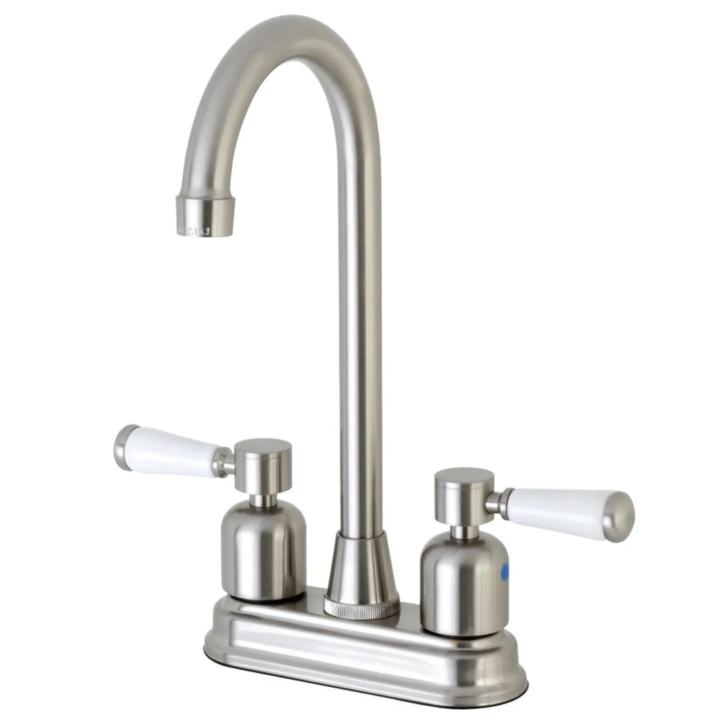 Kingston Brass Paris 4" Centerset High-Arch Spout Bar Faucet