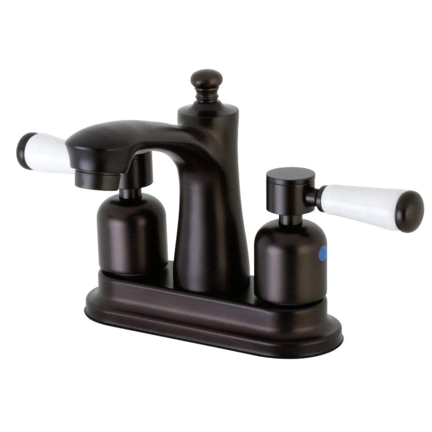 Kingston Brass Paris 4" Centerset Deck Mount Bathroom Faucet