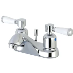 Kingston Brass Paris Deck Mount 4" Centerset Bathroom Faucet