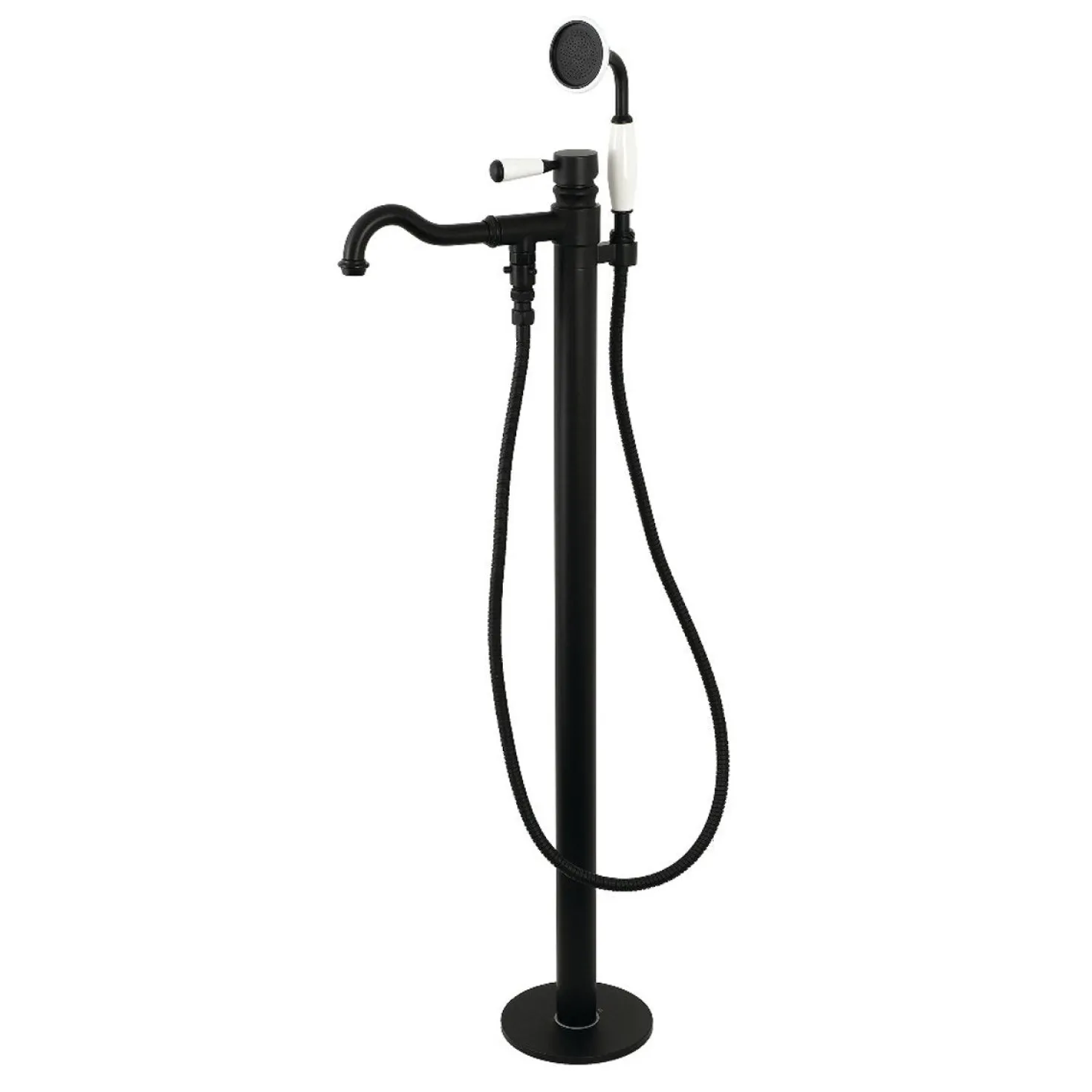 Kingston Brass Paris Freestanding Tub Faucet with Hand Shower