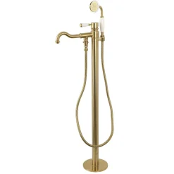 Kingston Brass Paris Freestanding Tub Faucet with Hand Shower