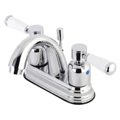 Kingston Brass Paris 4-Inch Centerset Two-Handle Bathroom Faucet